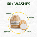 Ultra Soft Reusable Bamboo Cotton Pads