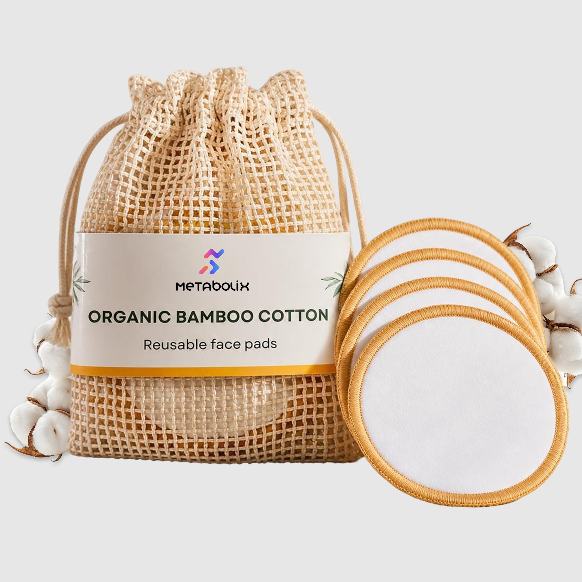 Ultra Soft Reusable Bamboo Cotton Pads