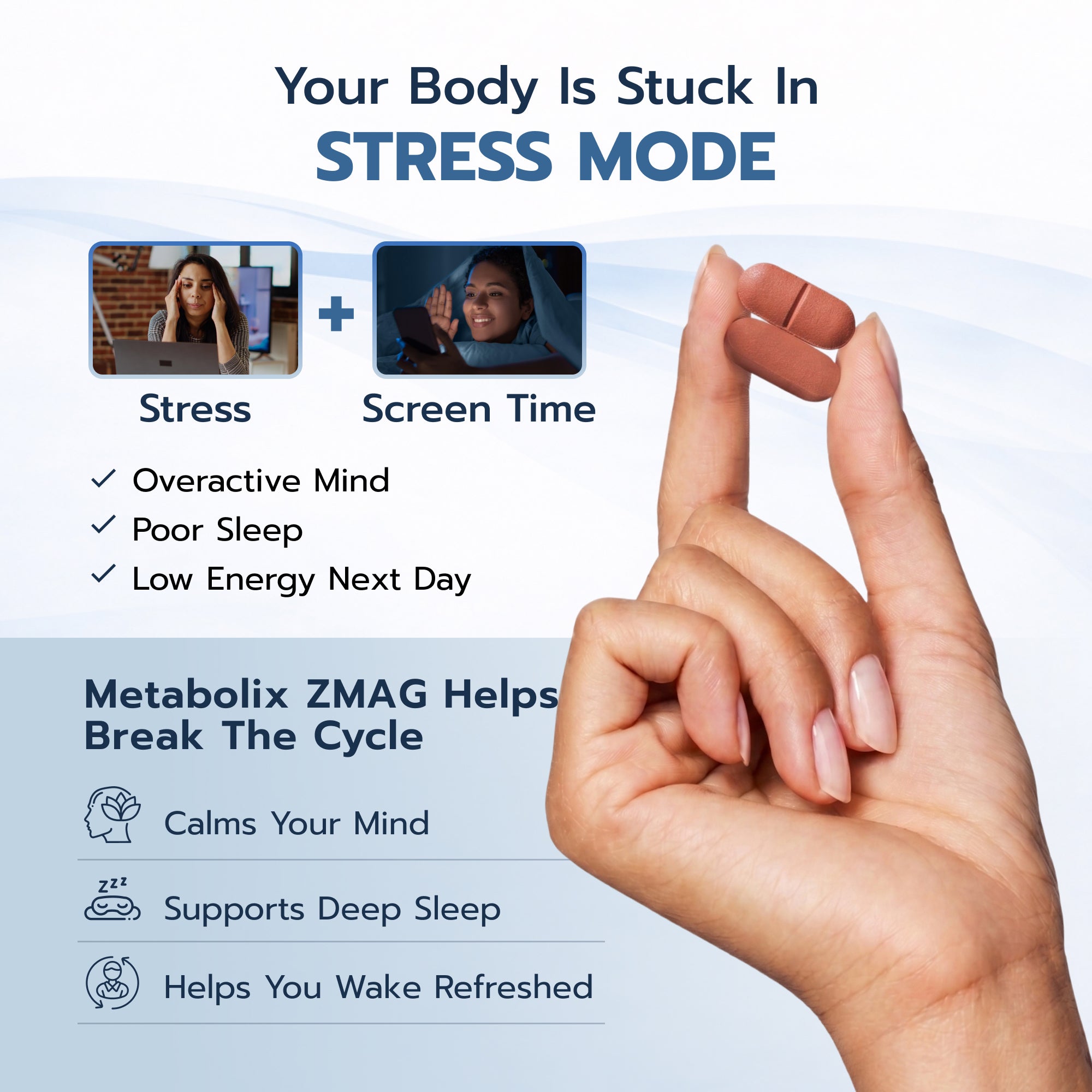 ZMAG (Magnesium Glycinate + Zinc + Vitamin B6)